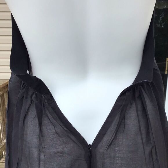 Stella McCartney Black Flowy Fine Straps Long Maxi Dress Size Small - Picture 6 of 13